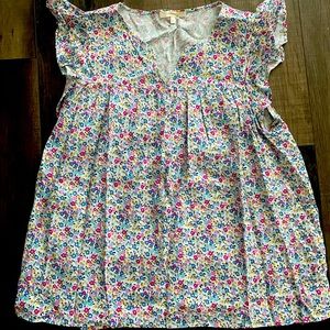 Andree cap sleeve babydoll shirt